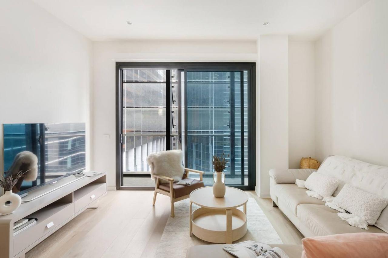 Refined City Pad In Central Melbourne With Pool Leilighet Eksteriør bilde